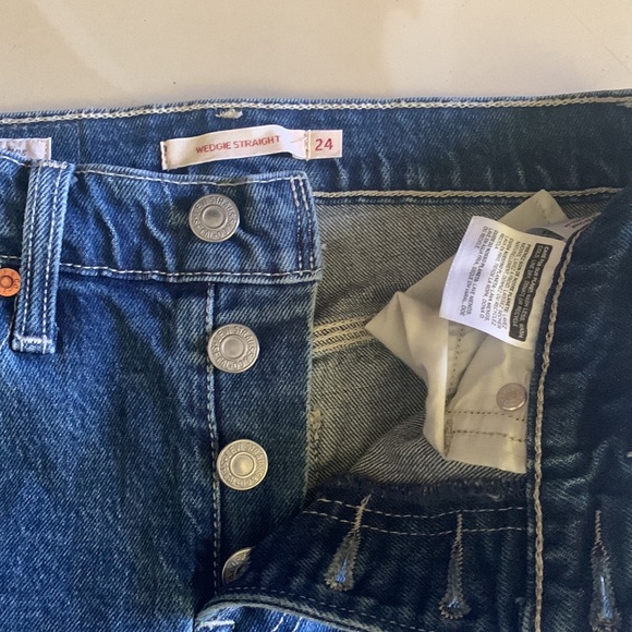 Levi's Premium WEDGIE FIT STRAIGHT UTILITY WOMEN'S JEANS - Picture 7 of 7